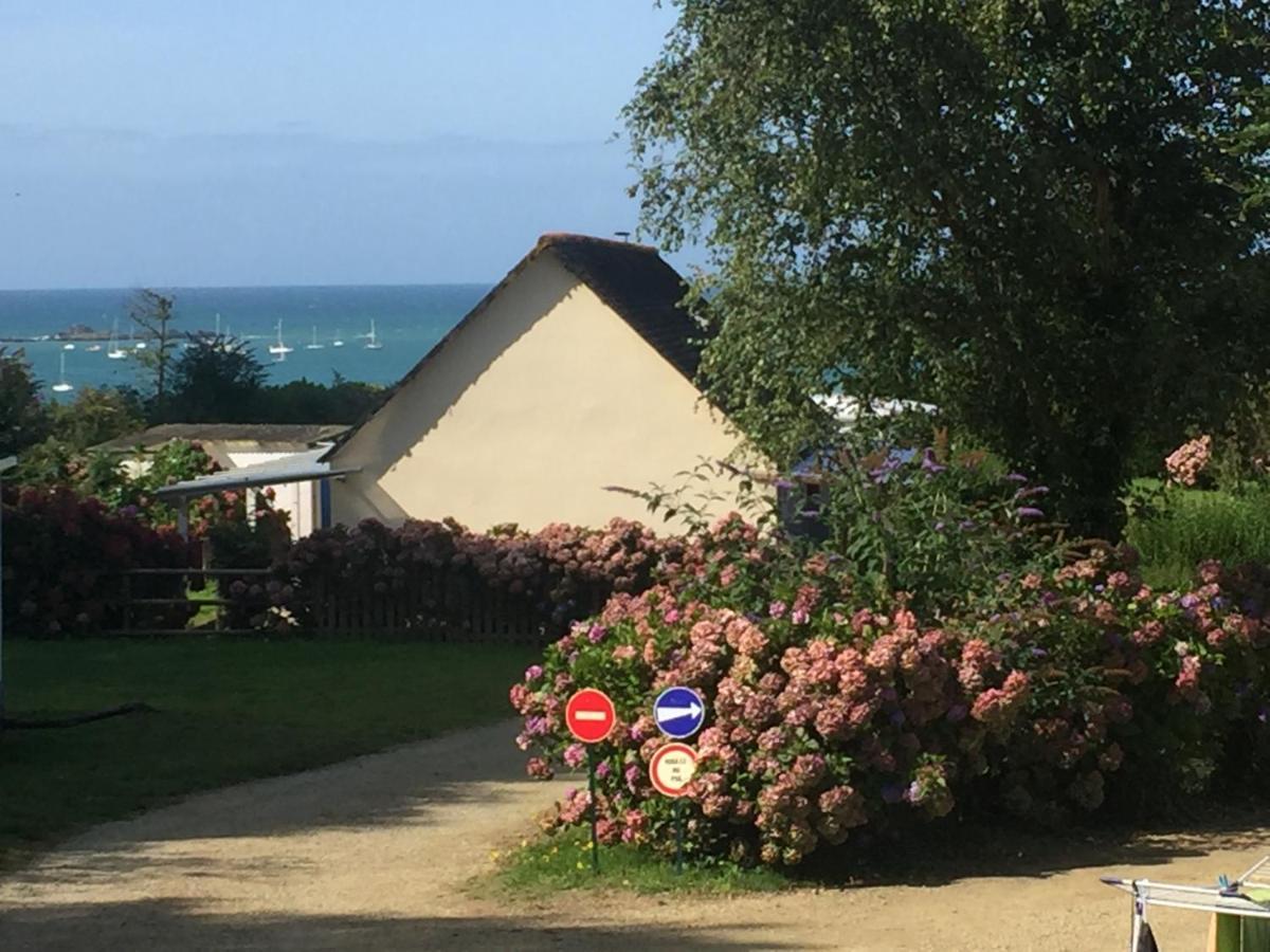 Plestin-les-Grèves Tente 3 Chambres, Petit Camping Familial Vue Mer מראה חיצוני תמונה